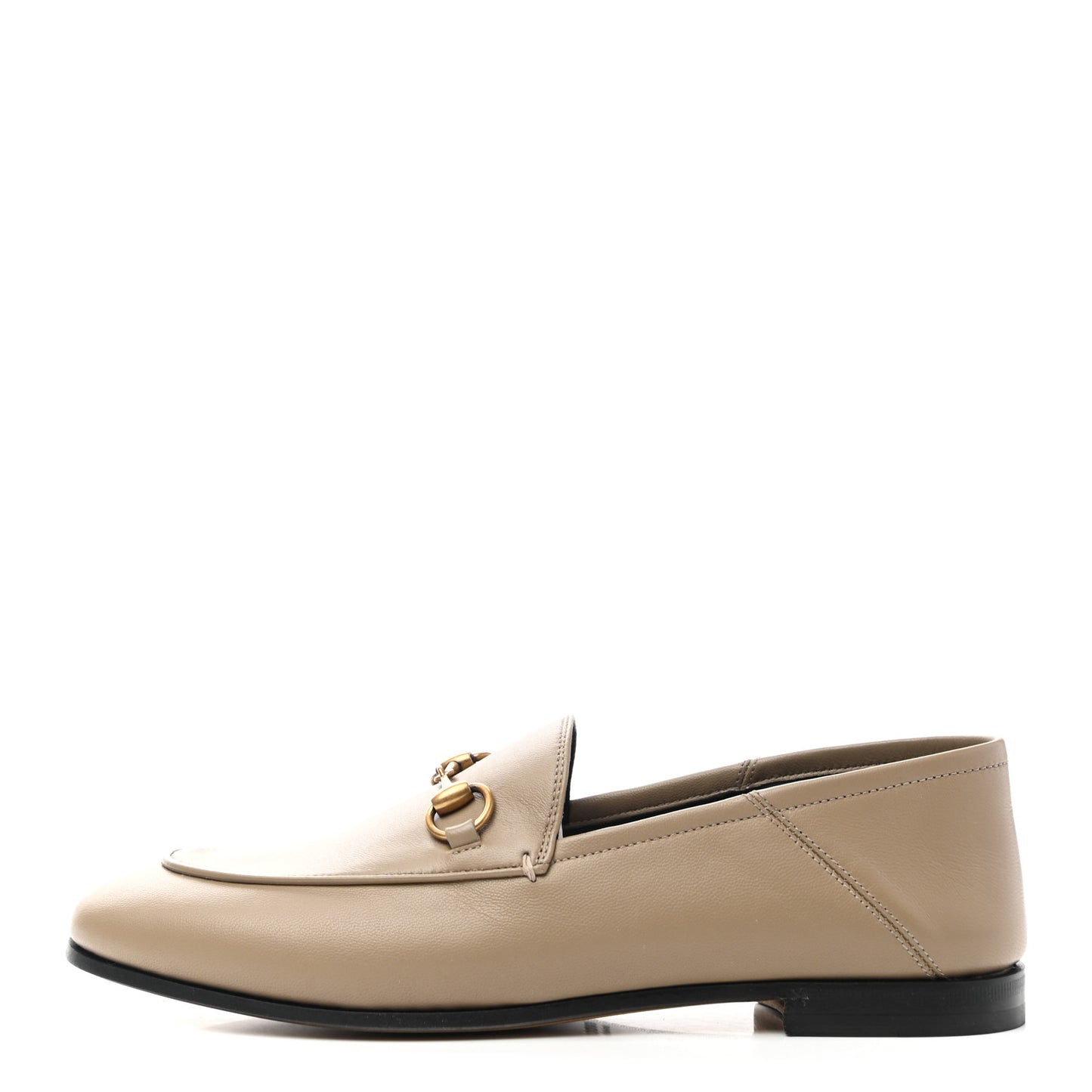 Lambskin Womens Brixton Horsebit Loafers 37 Mud