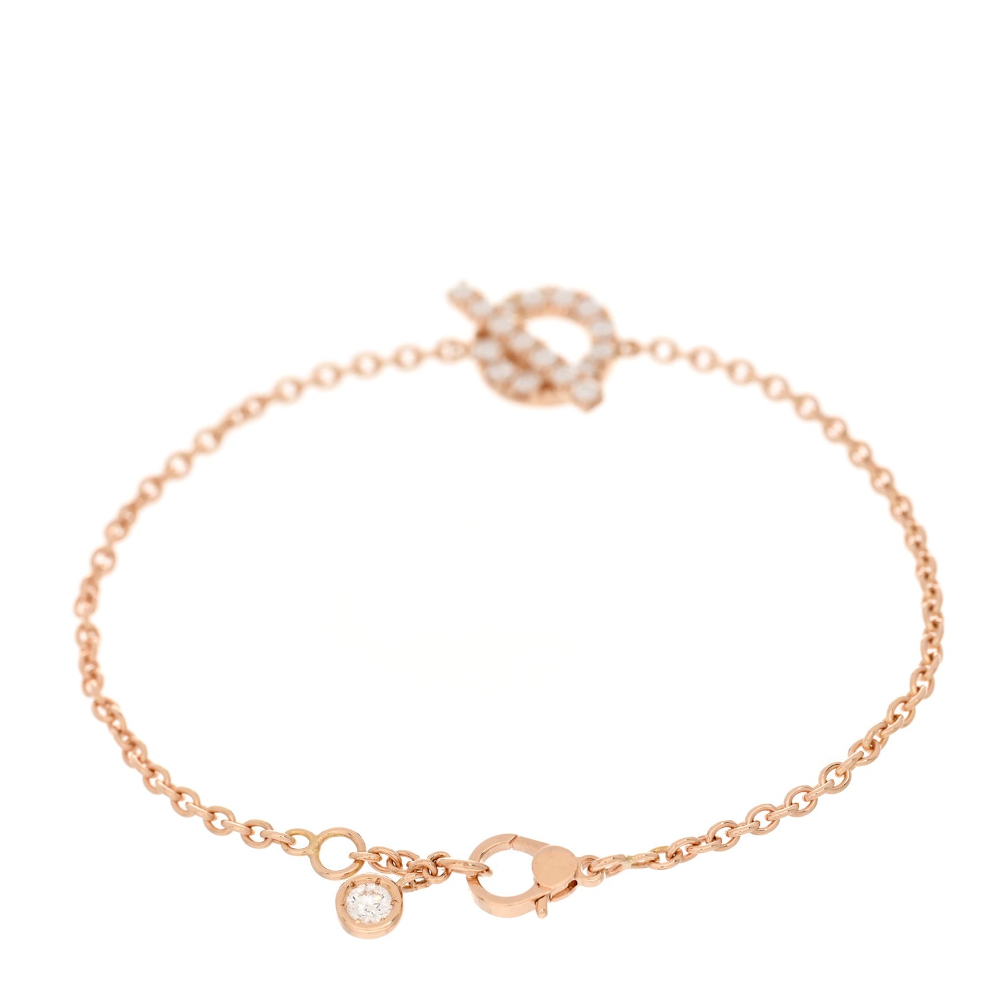 18K Rose Gold Diamond Finesse Bracelet ST