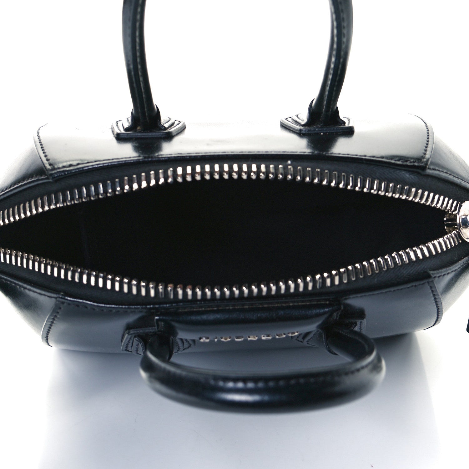 Givenchy Shiny Lord Calfskin Mini Antigona Black 6 of 6