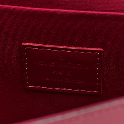 Louis Vuitton Vernis Felicie Chain Wallet Magenta 12 of 19