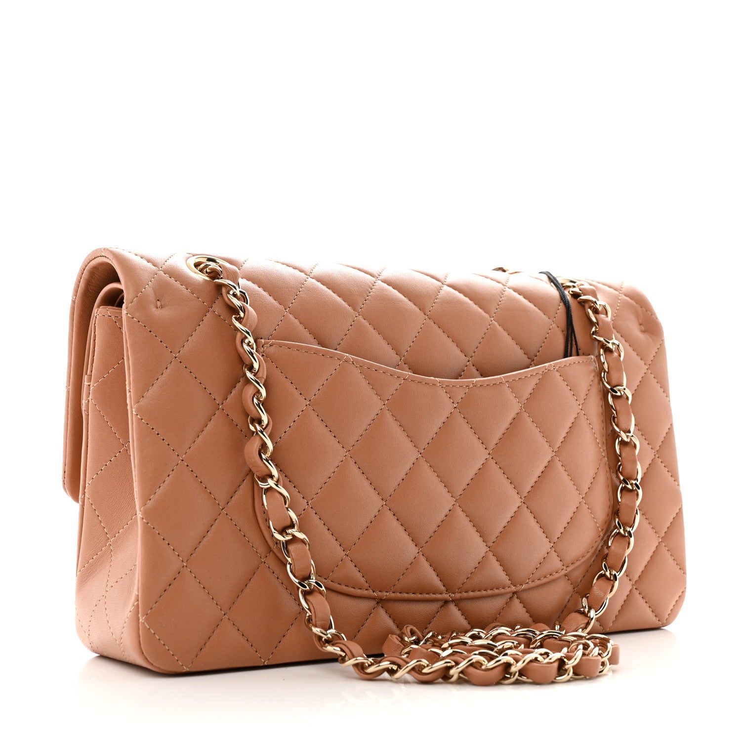 Chanel Lambskin Quilted Medium Double Flap Brown 3 of 10