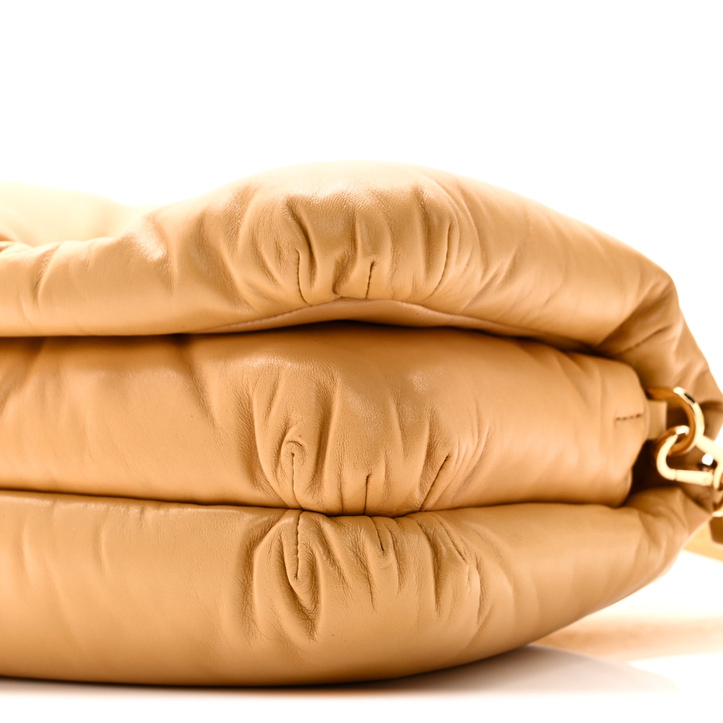 Lambskin Goya Puffer Bag Oak