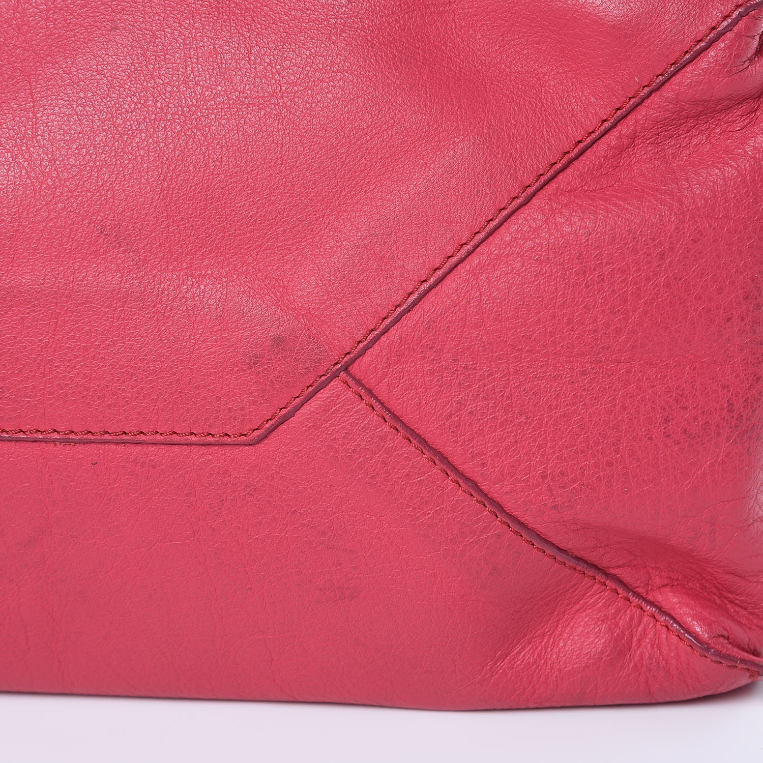 Balenciaga Veau Papier A4 Zip Around Tote Rouge Grenade 11 of 19