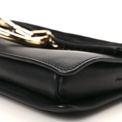 Chloe Suede Calfskin Small Faye Shoulder Bag Black 9 of 9