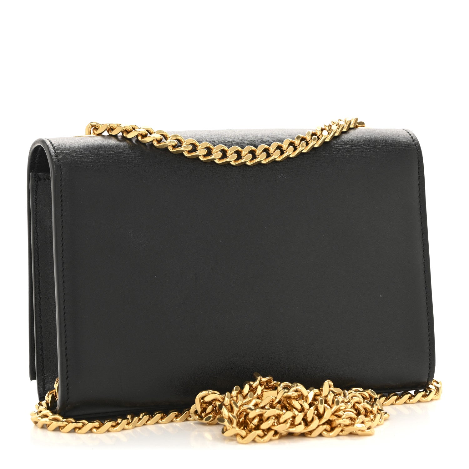 Saint Laurent Calfskin Small Classic Monogram Kate Tassel Satchel Black 3 of 13