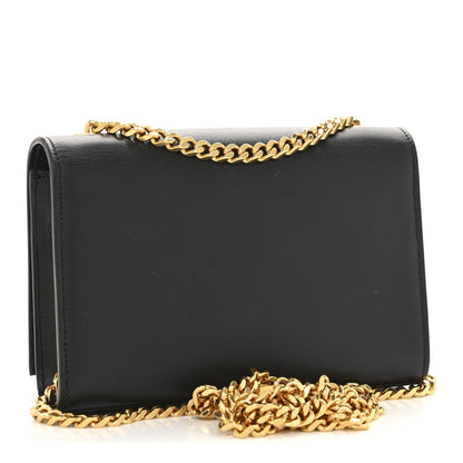 Saint Laurent Calfskin Small Classic Monogram Kate Tassel Satchel Black 3 of 13