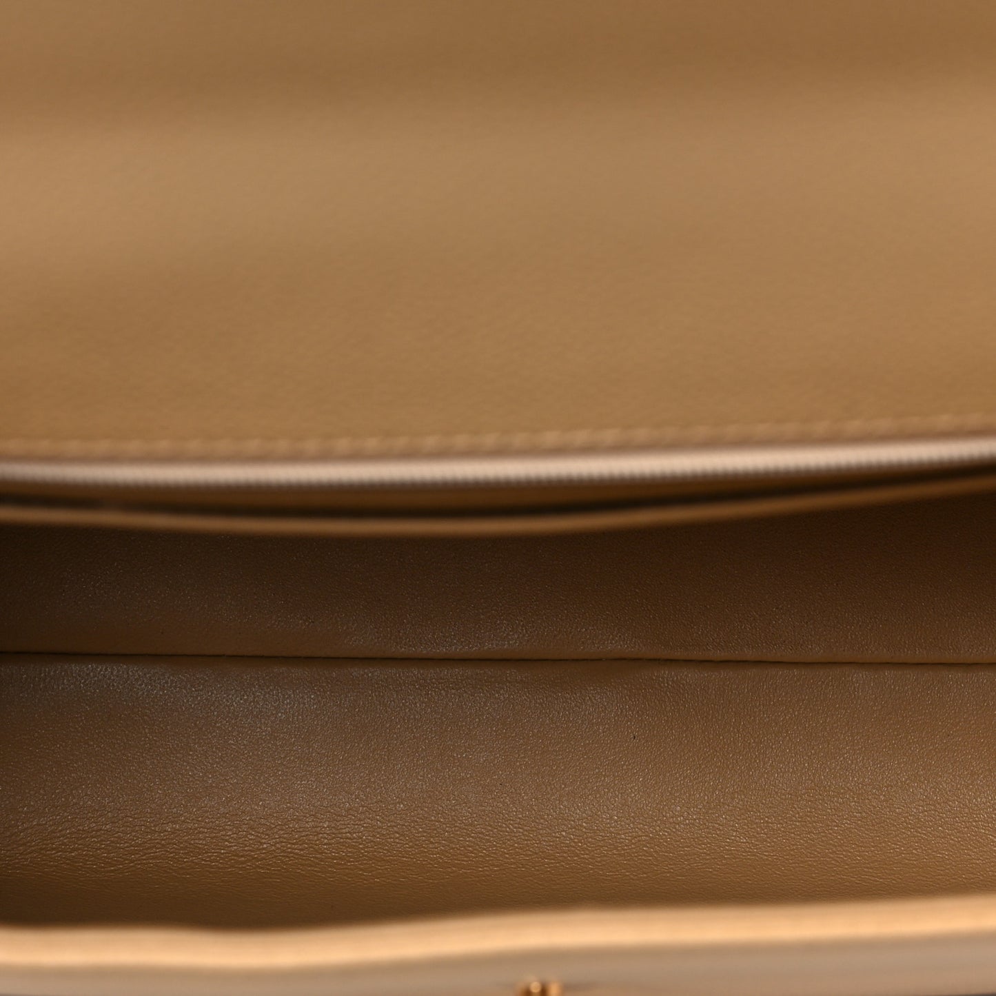 Caviar Jumbo Kelly Flap Bag Beige