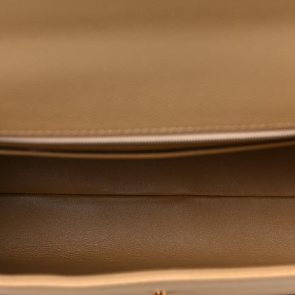 Chanel Caviar Jumbo Kelly Flap Bag Beige 4 of 8