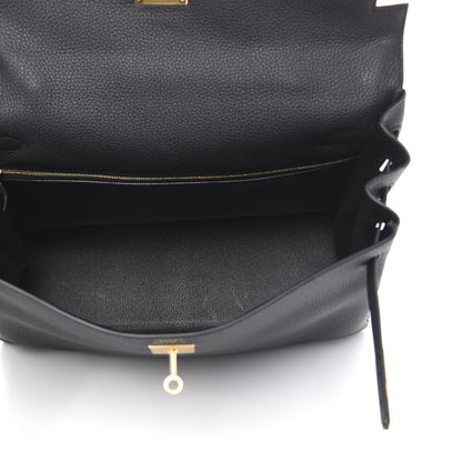 Hermes Togo Kelly Retourne 35 Black 6 of 11