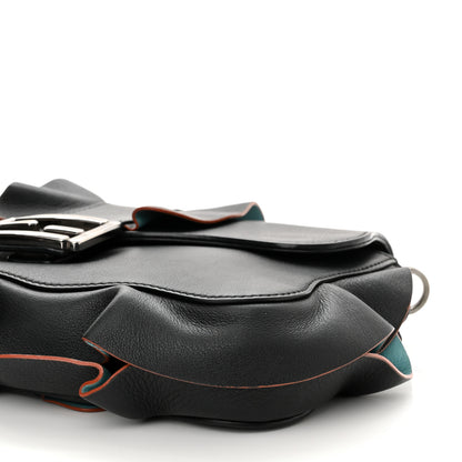 Fendi Calfskin Waves Baguette Black Turchese 10 of 11