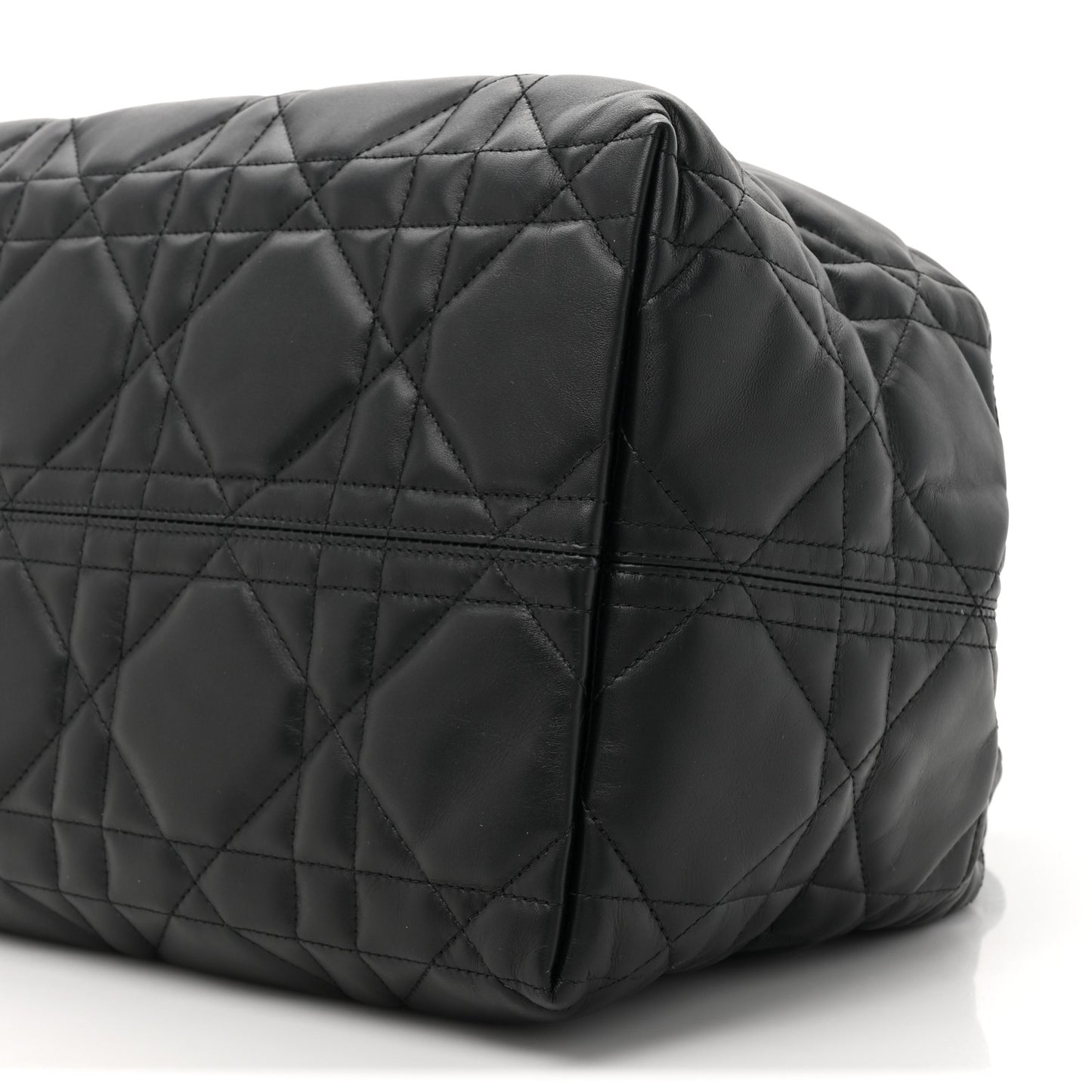 Calfskin Macrocannage Large Toujours Black