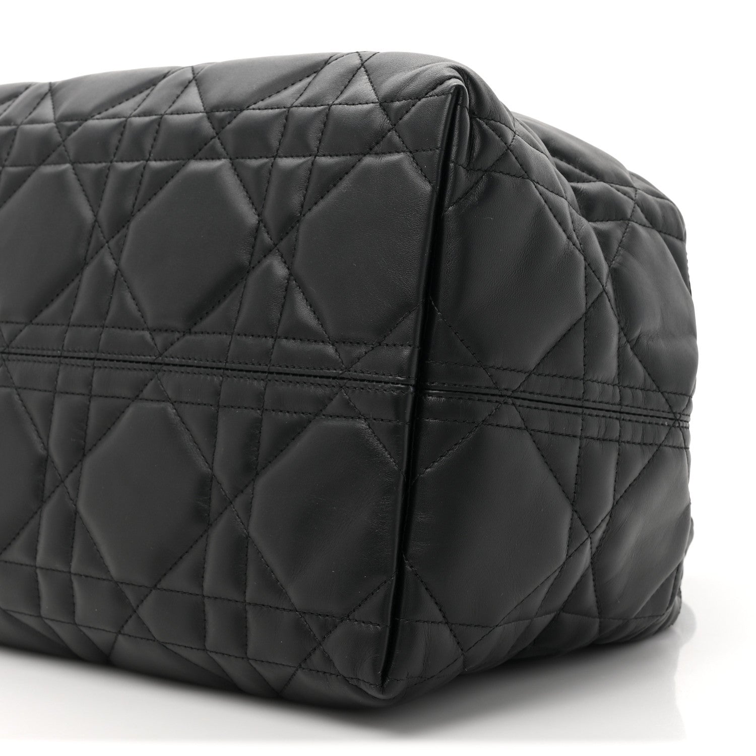 Christian Dior Calfskin Macrocannage Large Toujours Black 12 of 13