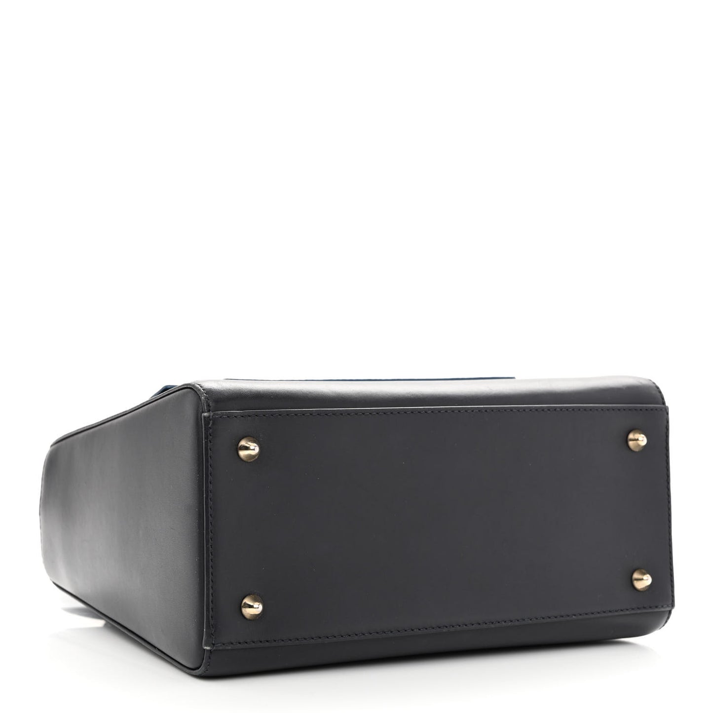 Calfskin Pockets Medium Lady Dior Blue