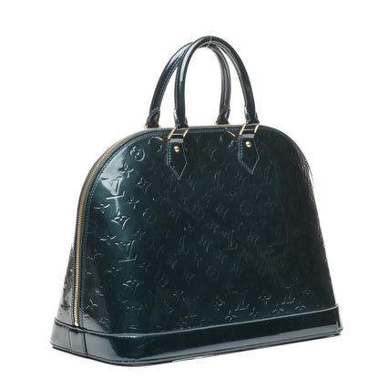Louis Vuitton Vernis Alma GM Blue Nuit 3 of 6