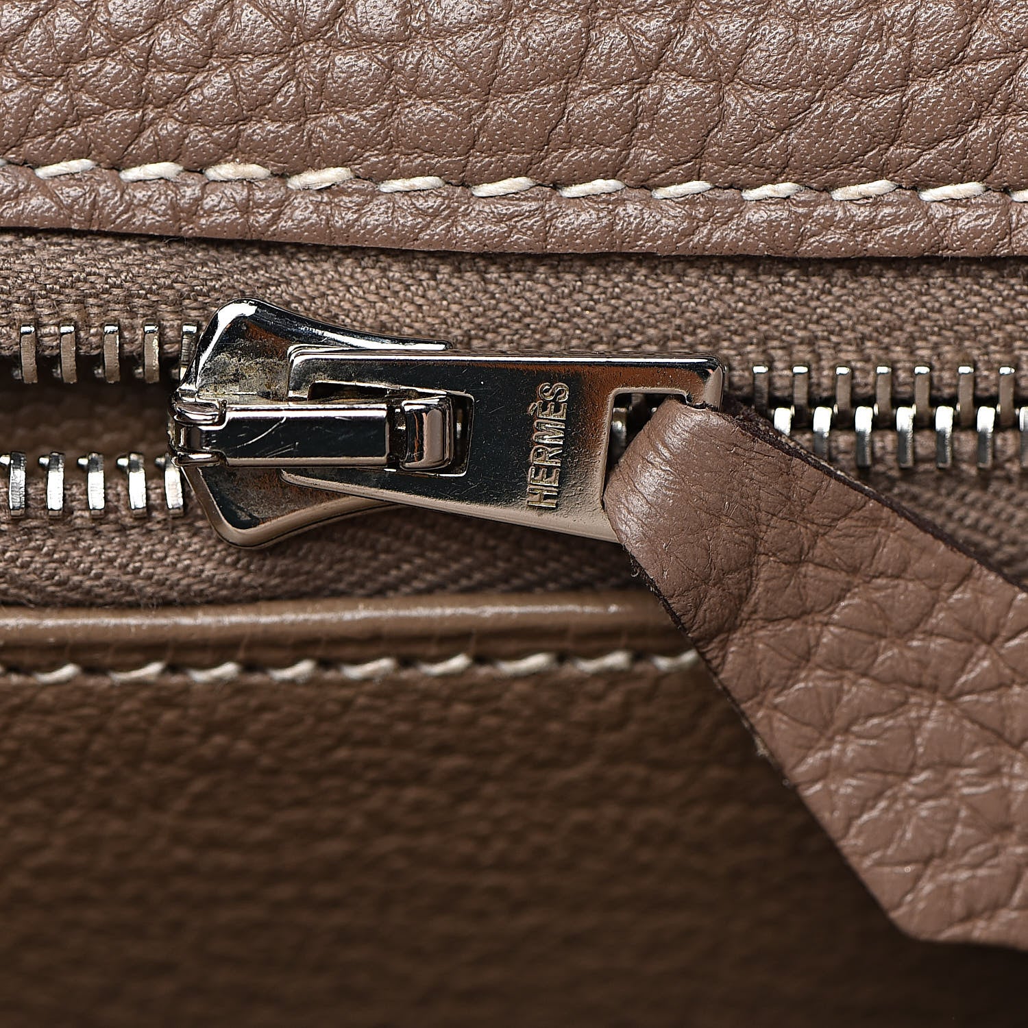 Hermes Togo Kelly Retourne 35 Etoupe 12 of 42