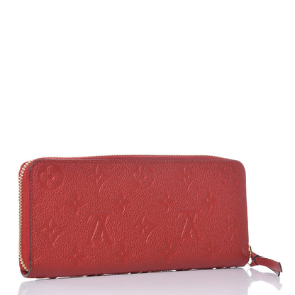 Louis Vuitton Empreinte Clemence Wallet Scarlet 3 of 10