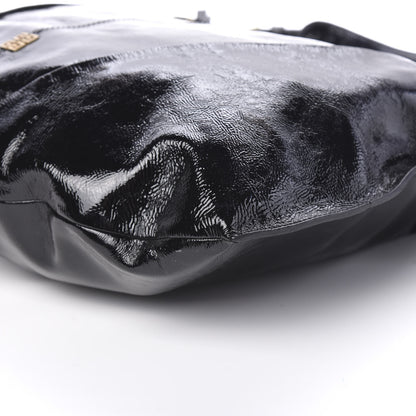 Givenchy Crinkled Patent Hobo Black 8 of 9