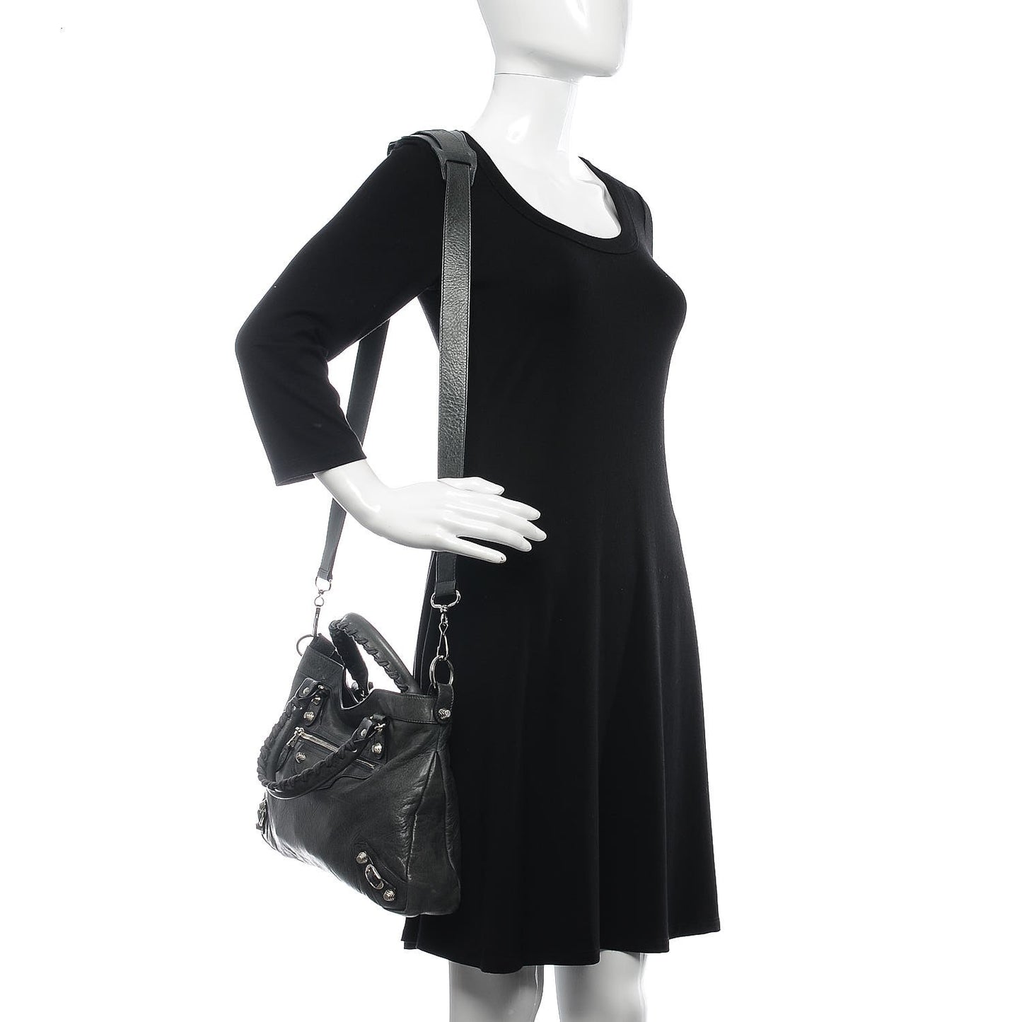 Agneau Giant 12 Silver Hardware Town Anthracite