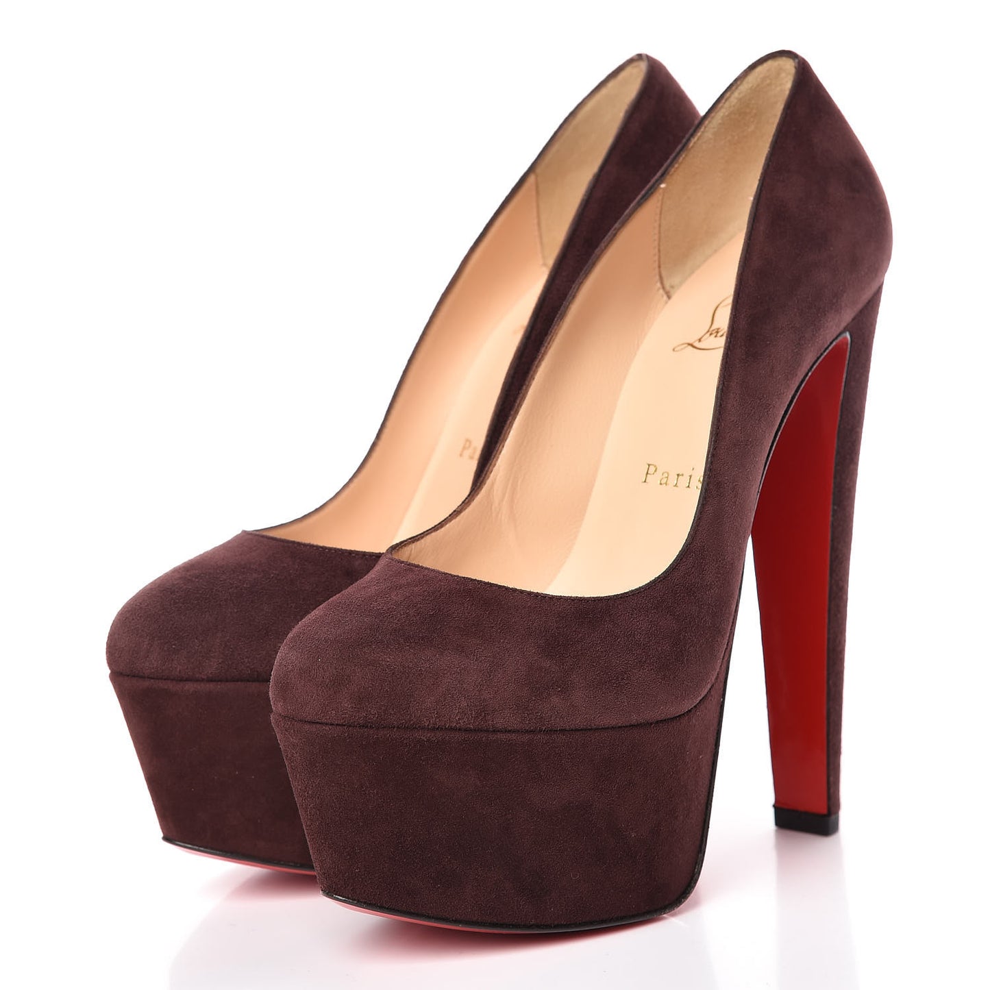 Suede Alta Vicky 160 Pumps 38 Cramoisi
