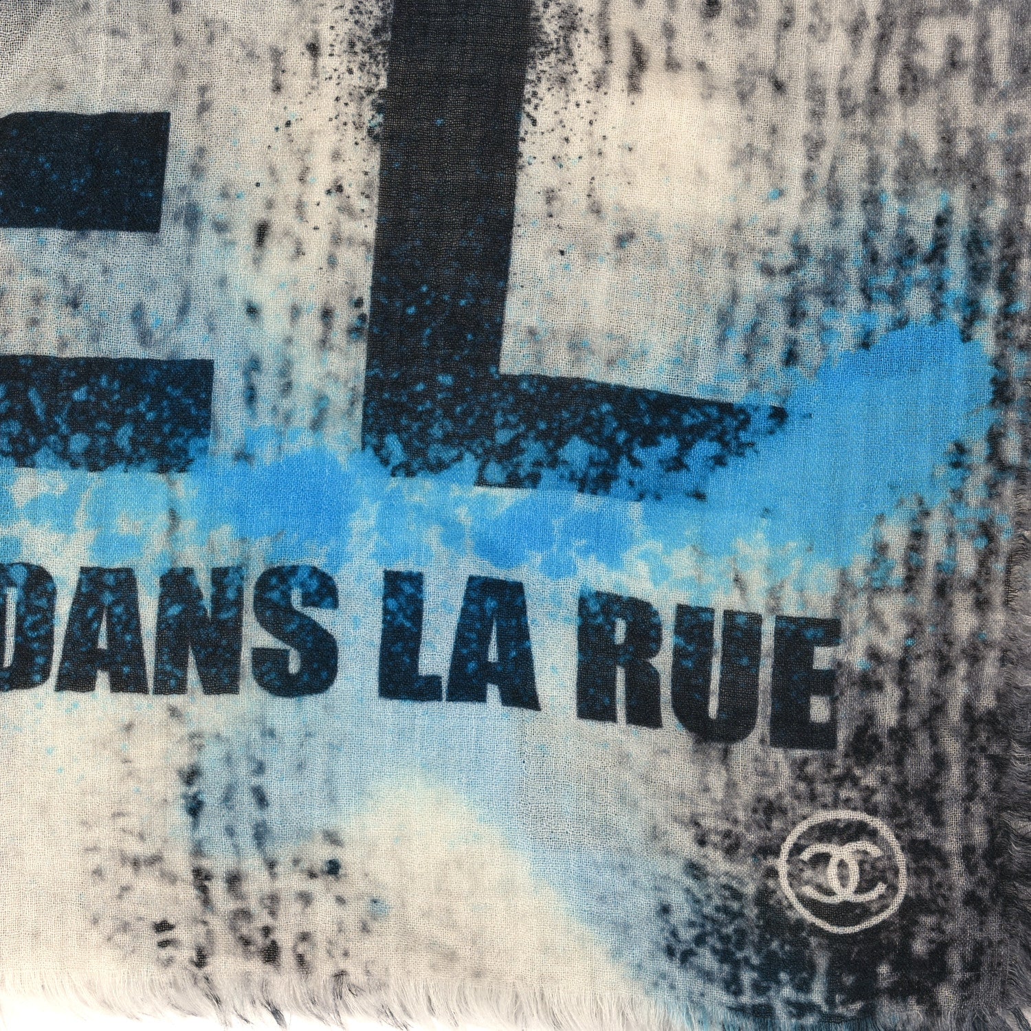 Chanel Cashmere CC Scarf Multicolor 2 of 3