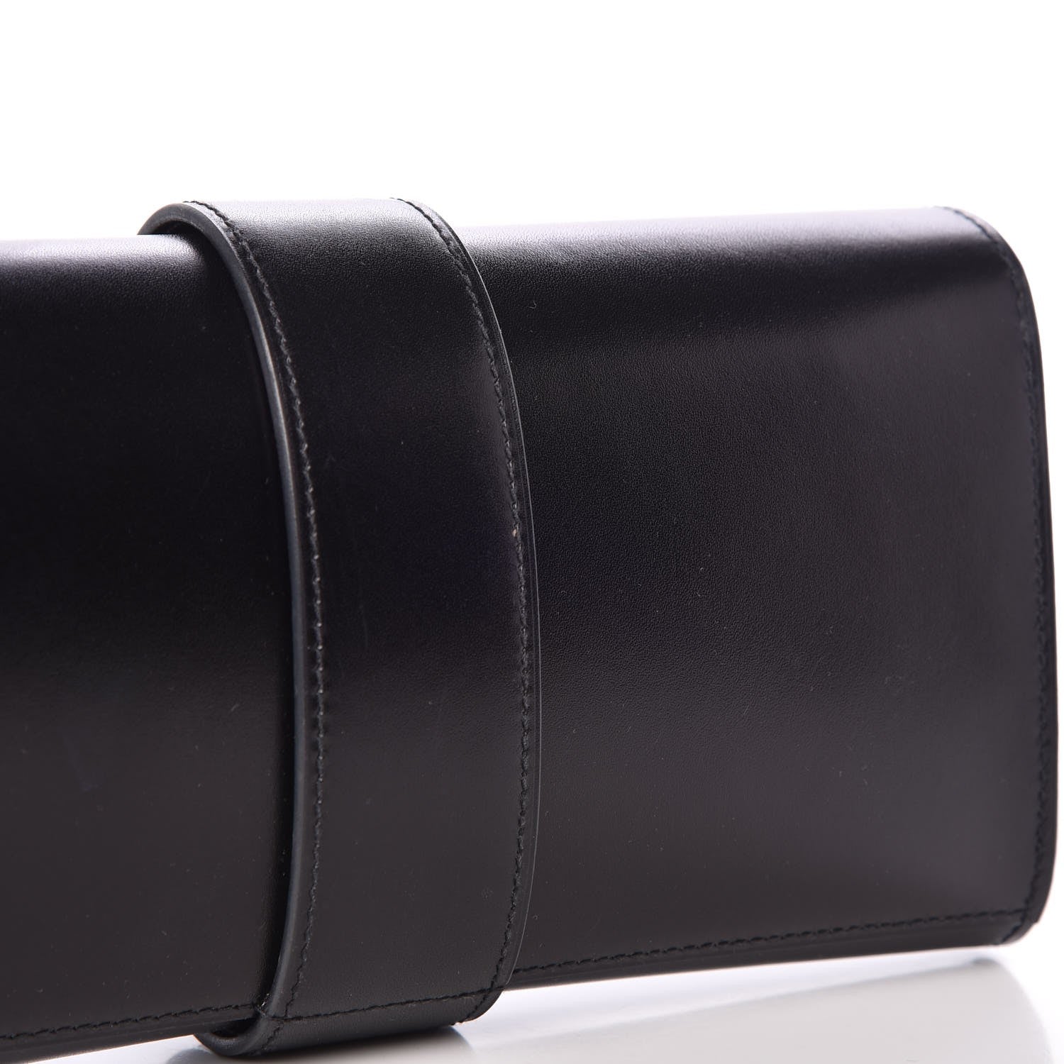 Hermes Tadelakt Medor 23 Clutch Black 5 of 9