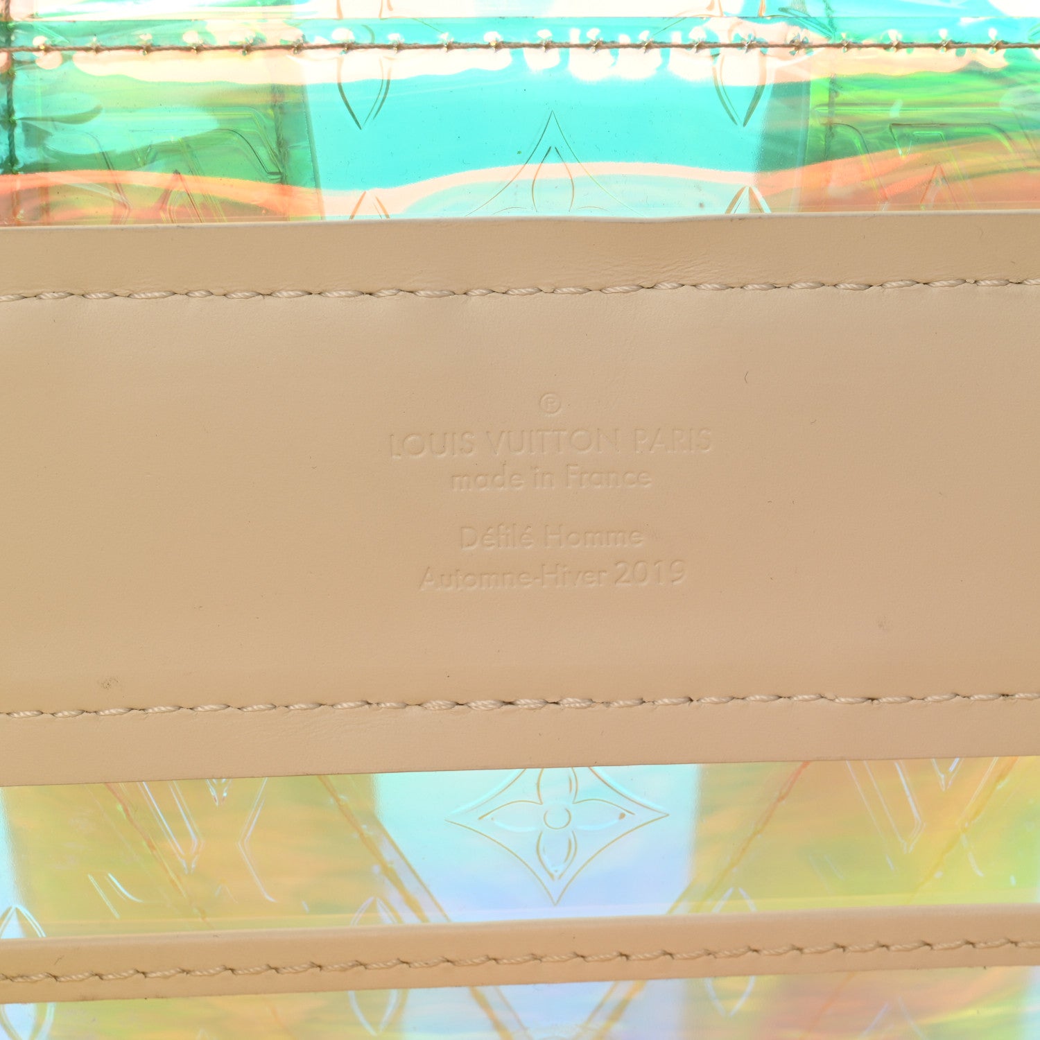 Louis Vuitton PVC Monogram Christopher Backpack GM Iridescent Prism 6 of 9