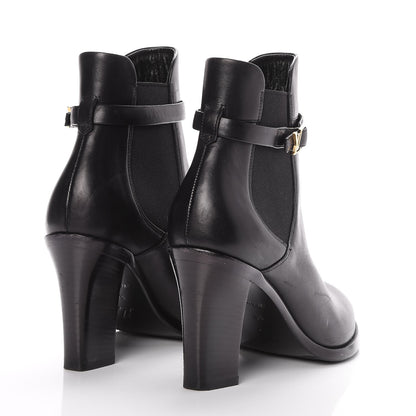 Louis Vuitton Calfskin Loyalty Ankle Boots 36 Black 4 of 10