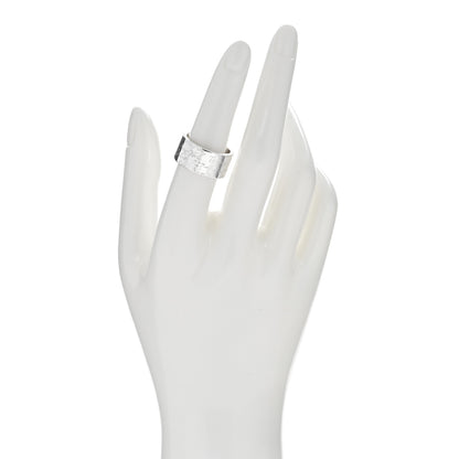 Tiffany Sterling Silver 10mm Notes Wide Ring 54 7 2 of 4