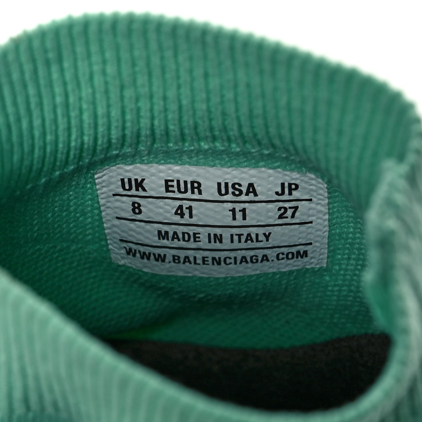 Technical 3D Recycled Knit Womens Speed 2.0 Transparent Sole Sneakers 41 Mint