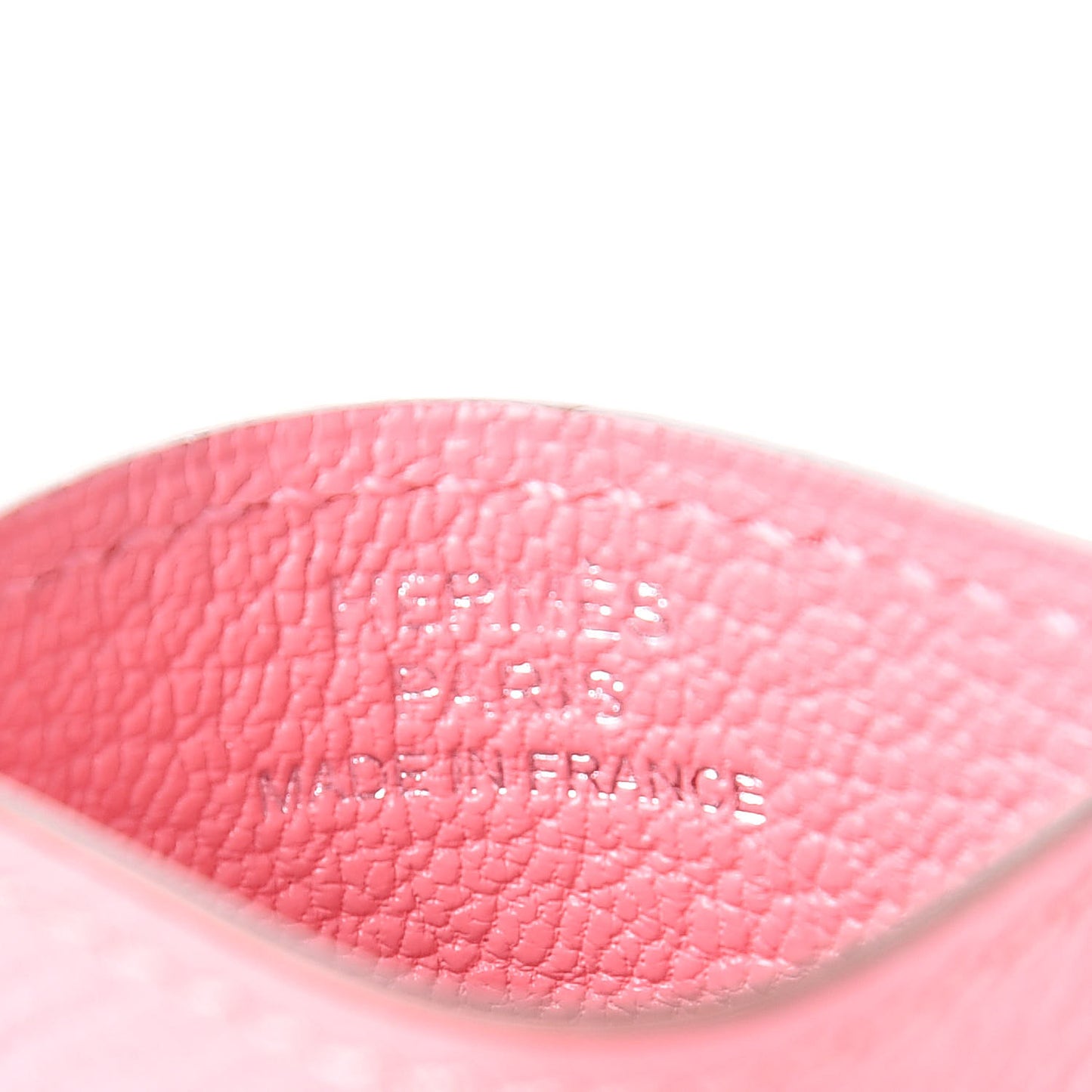 Epsom Diabolo Card Holder Case Rose Confetti