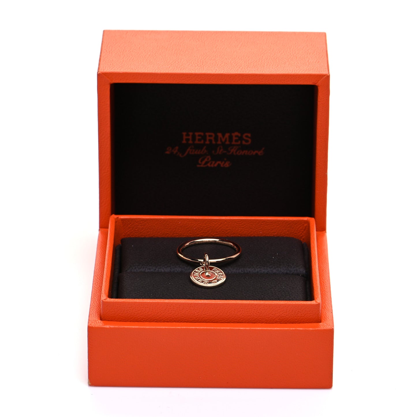 18K Rose Gold Diamond Gambade Ring 48 4.5