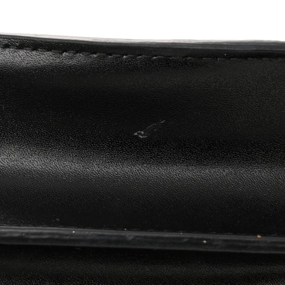 Fendi Vitello Liberty Bi-Color FF 1974 Embossed Small Kan U Shoulder Bag Maya Black 12 of 21