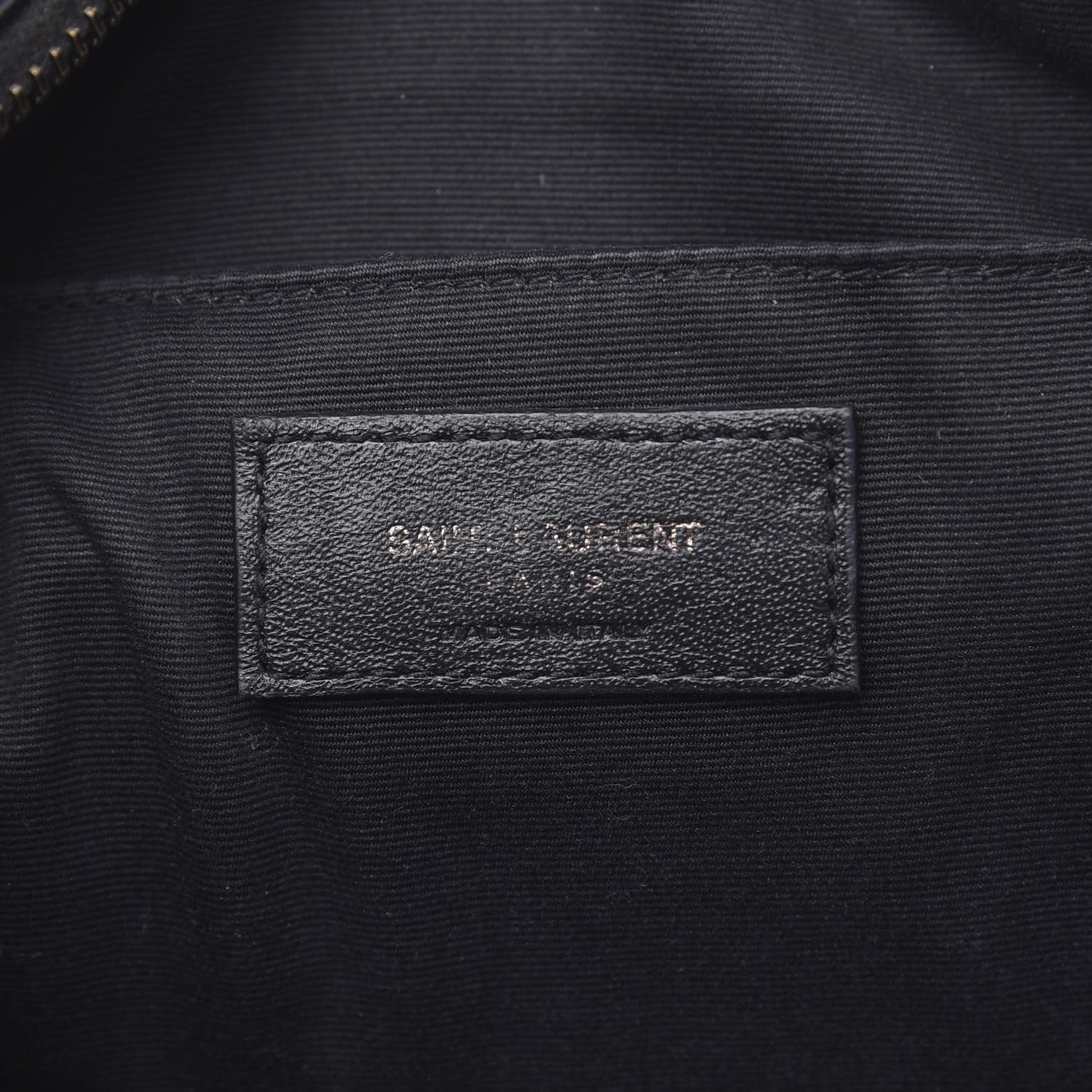 Calfskin Matelasse Monogram Lou Camera Bag Black