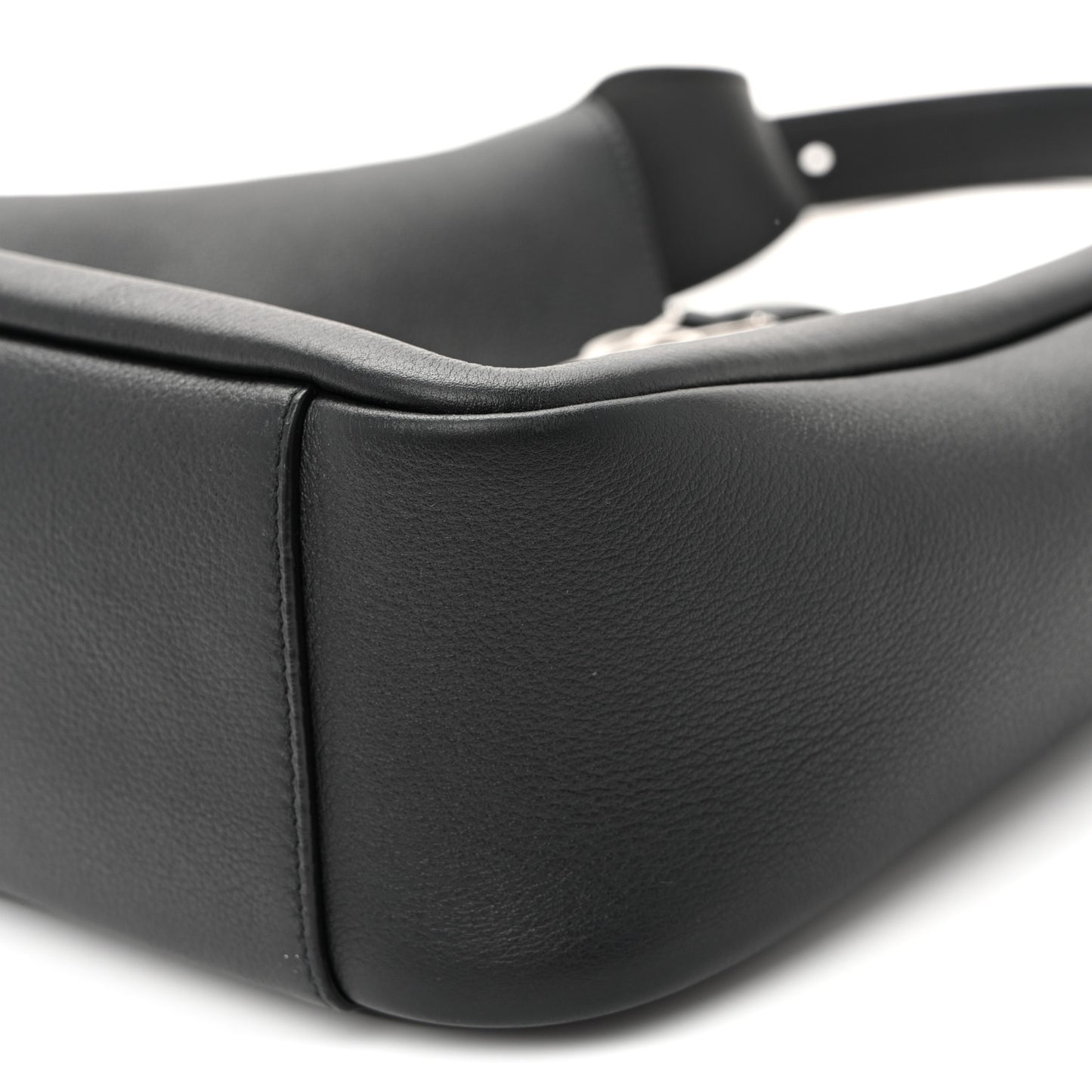 Smooth Calfskin Small Le 5 A 7 Soft Hobo Black