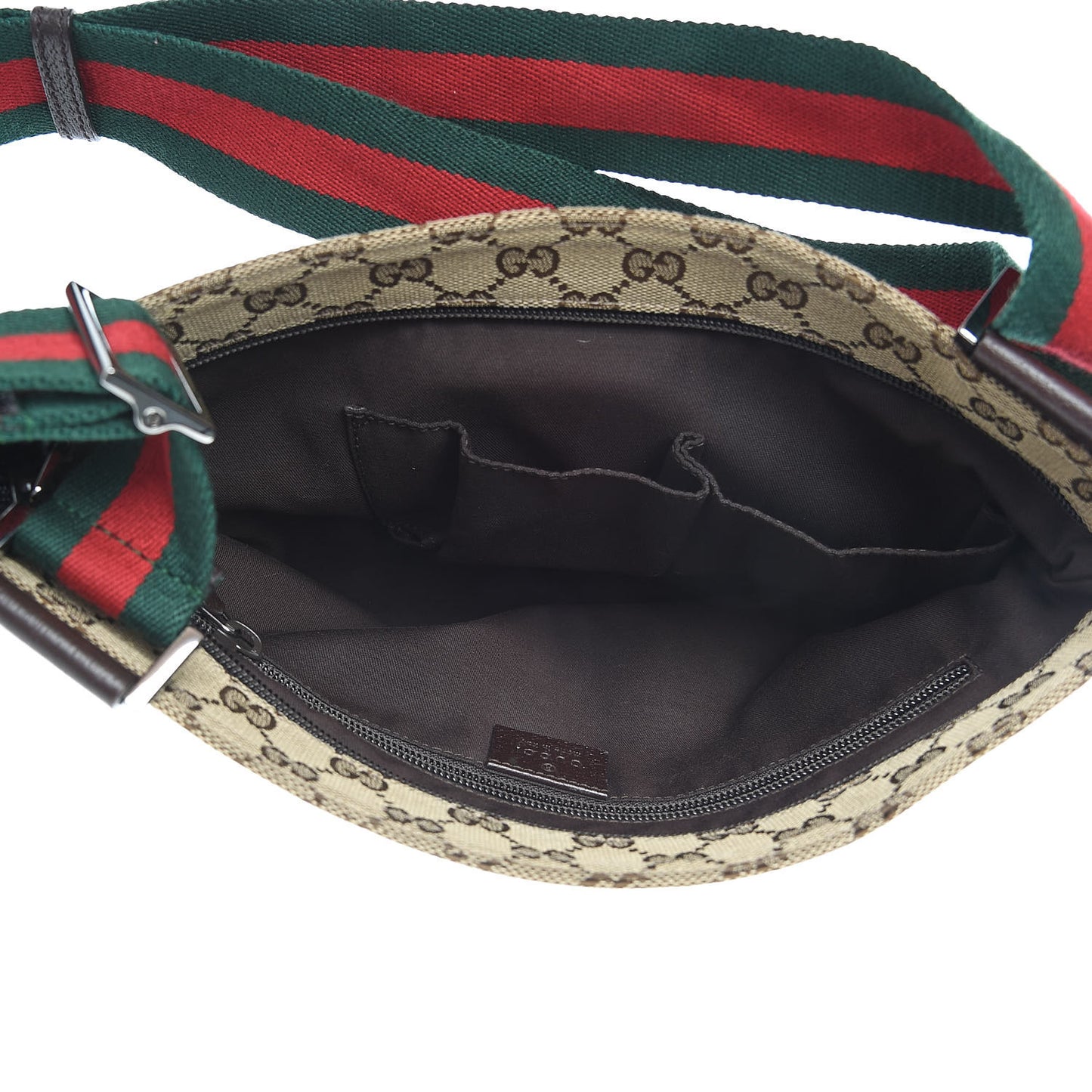 Monogram Signature Web Small Messenger Brown
