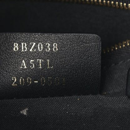 Fendi Vitello Bi-Color FF 1974 Embossed Mini Backpack Maya Black 7 of 14