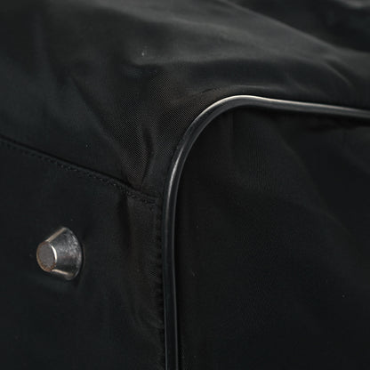 Prada Tessuto Nylon Saffiano Duffle Black 9 of 15