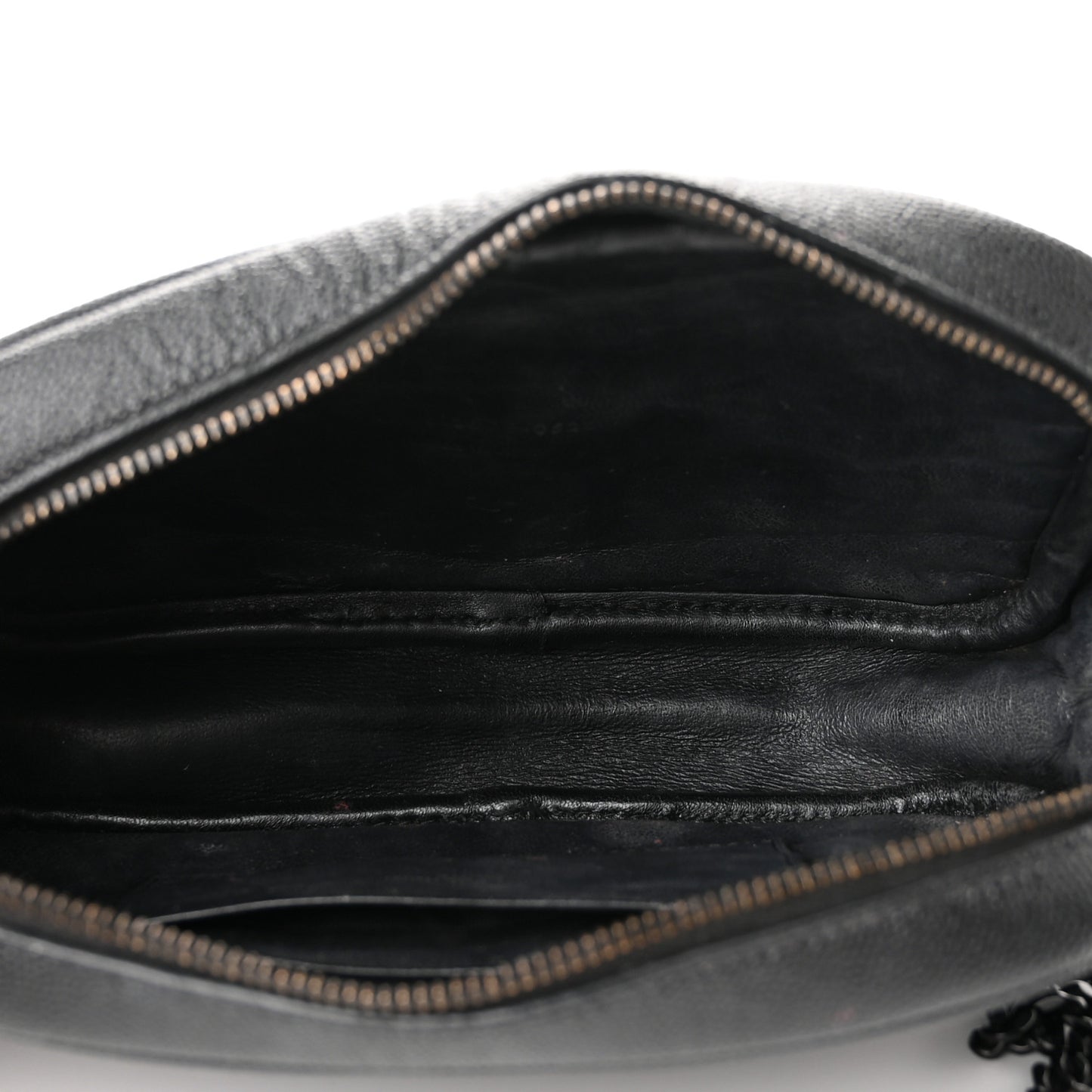 Grain De Poudre Matelasse Monochrome Monogram Mini Lou Camera Bag Black