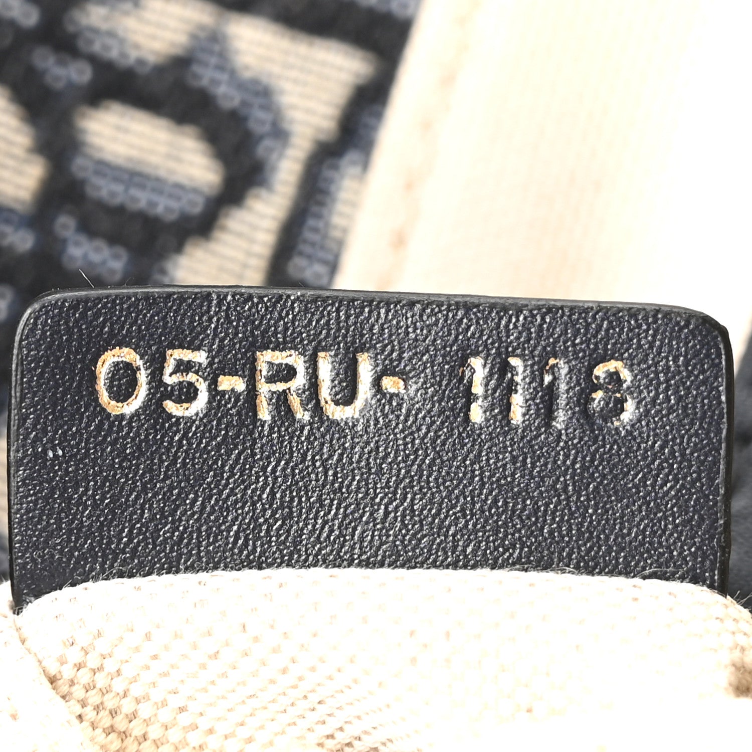 Christian Dior Oblique Mini Saddle Bag Blue 7 of 10