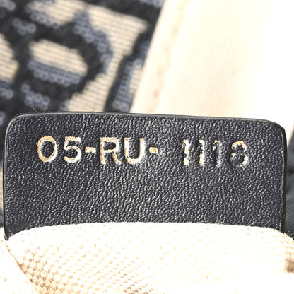 Christian Dior Oblique Mini Saddle Bag Blue 7 of 10