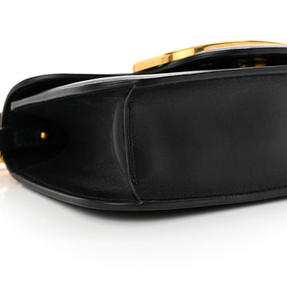 Valentino Garavani Calfskin Vlogo Small Loco Shoulder Bag Black 9 of 13