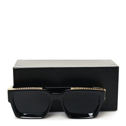 Louis Vuitton Acetate 1.1 Millionaires Sunglasses Z1165E Black 7 of 7