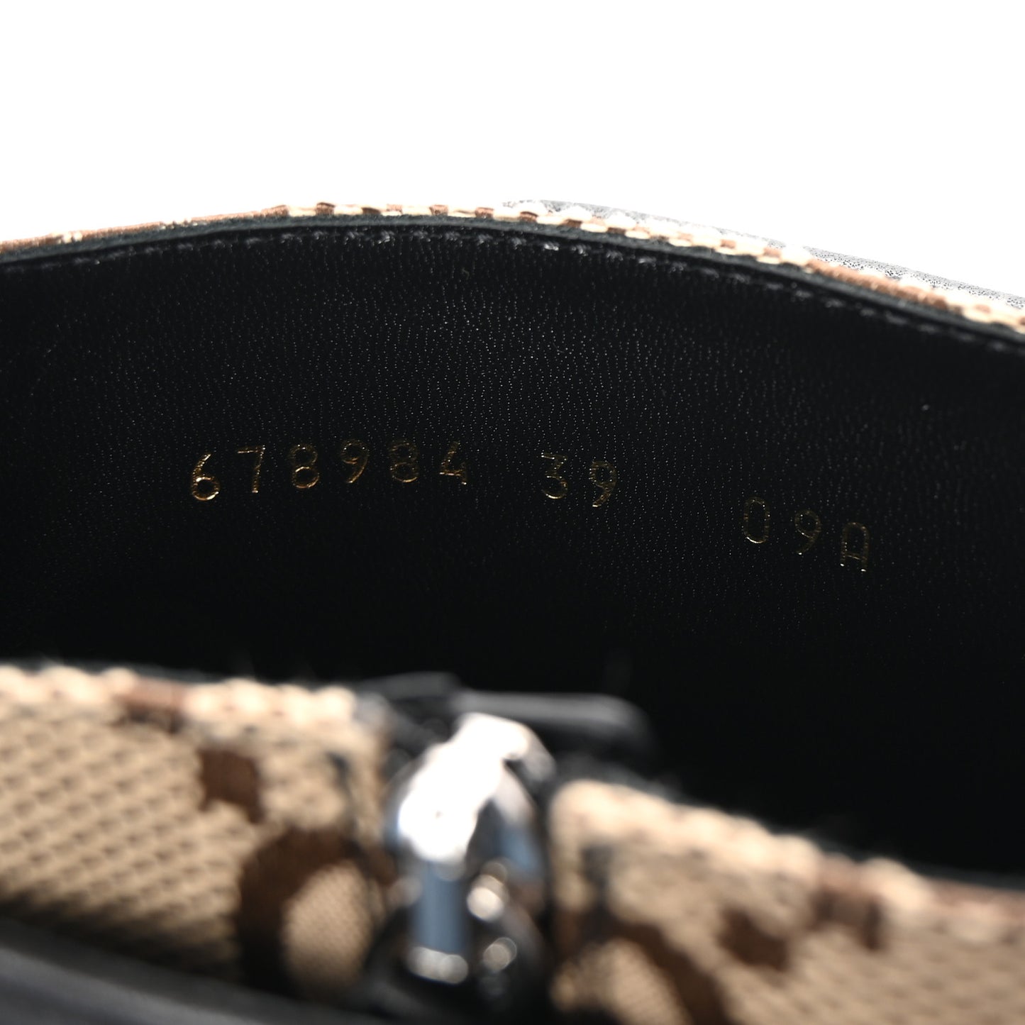 Flores Calfskin Monogram Maxi GG Nappa Matelasse Double G 40mm Ankle Boots 39 Black Camel Ebony