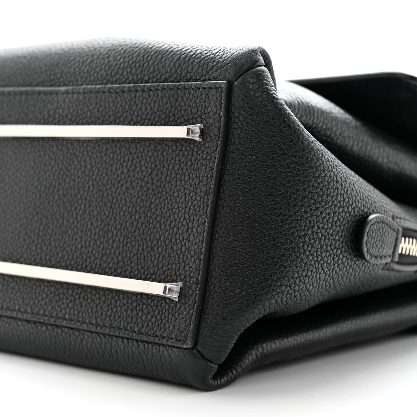 Grained Calfskin Le Dix Small Soft Cartable Black