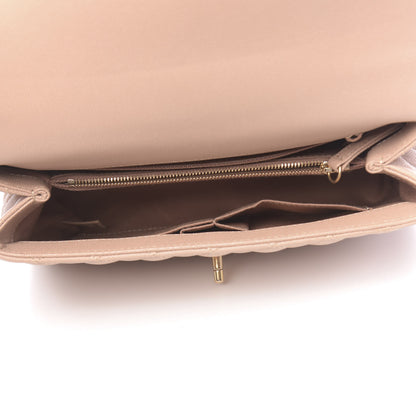 Chanel Caviar Quilted Small Coco Handle Flap Light Beige 5 of 10