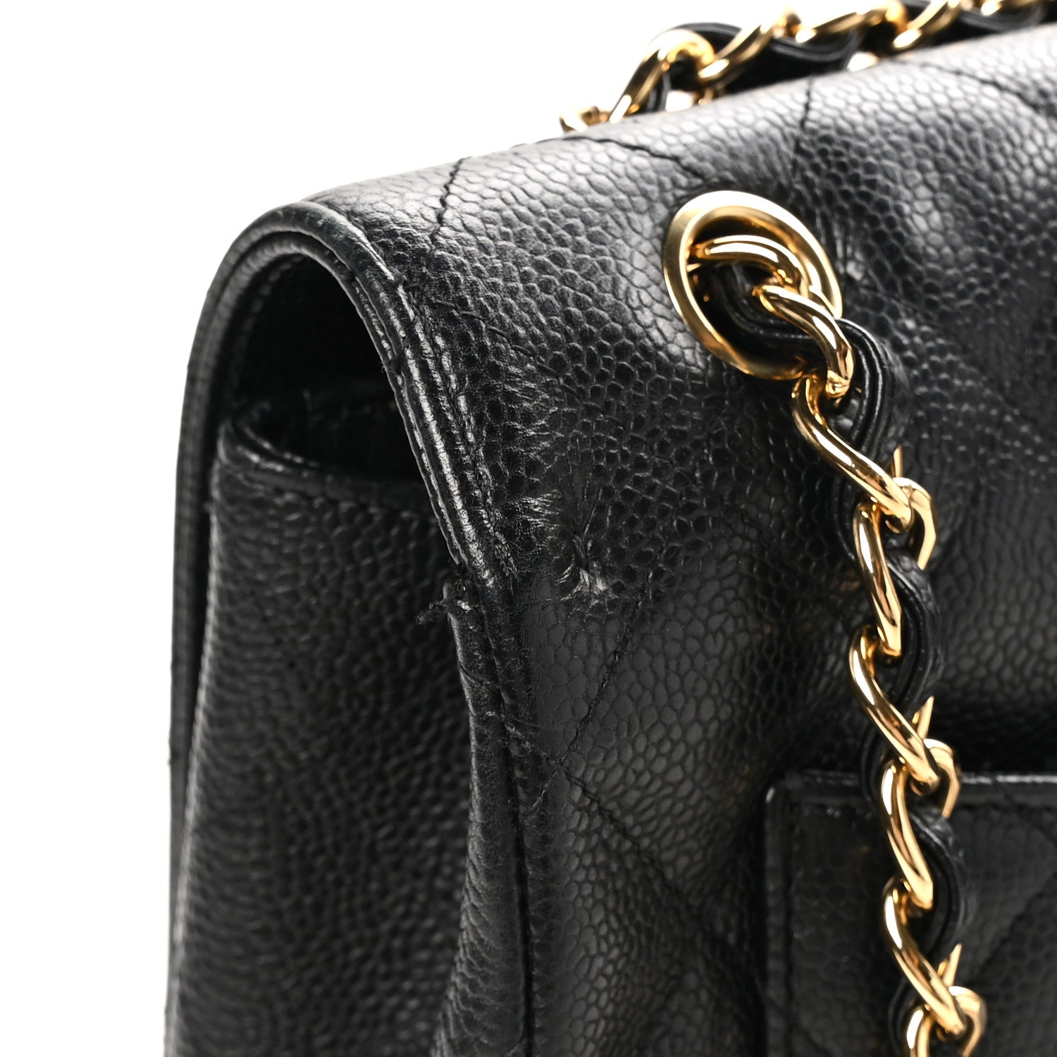 Chanel Caviar Quilted Maxi Single Flap Black 11 of 12