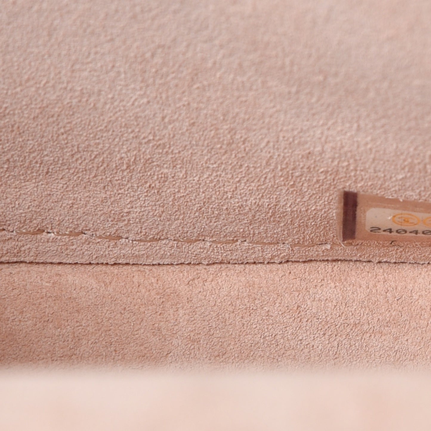 Grained Calfskin Medium Classic Pure Double Flap Nude