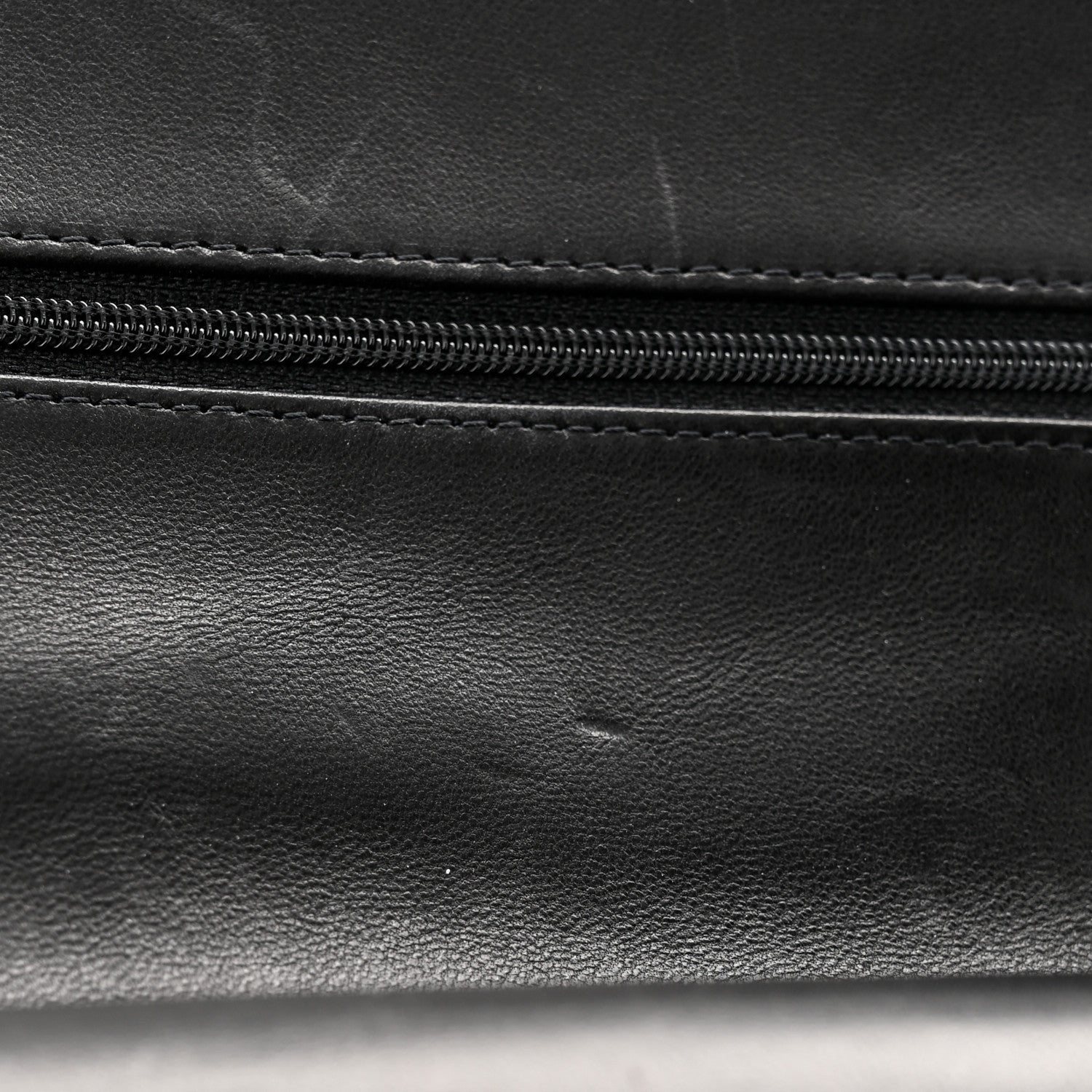Chanel Lambskin Quilted Medium Double Flap Black 12 of 13