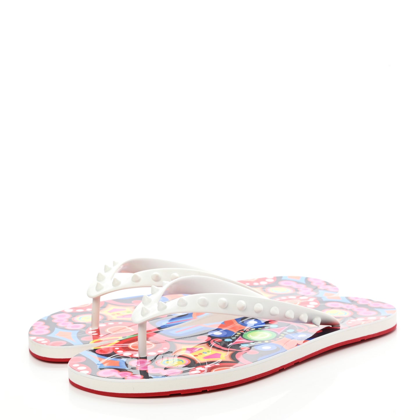 Rubber Spike Tivoli Loubi Donna Flip Flop 43 White Marine