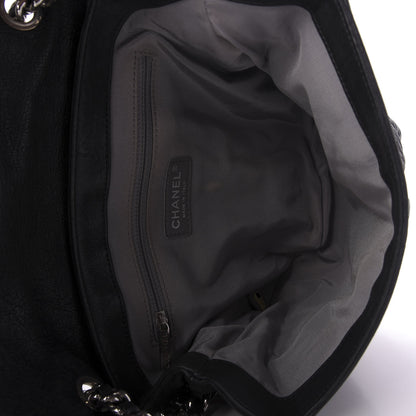 Chanel Washed Lambskin Quilted Mini Chain Around Flap Black 5 of 10